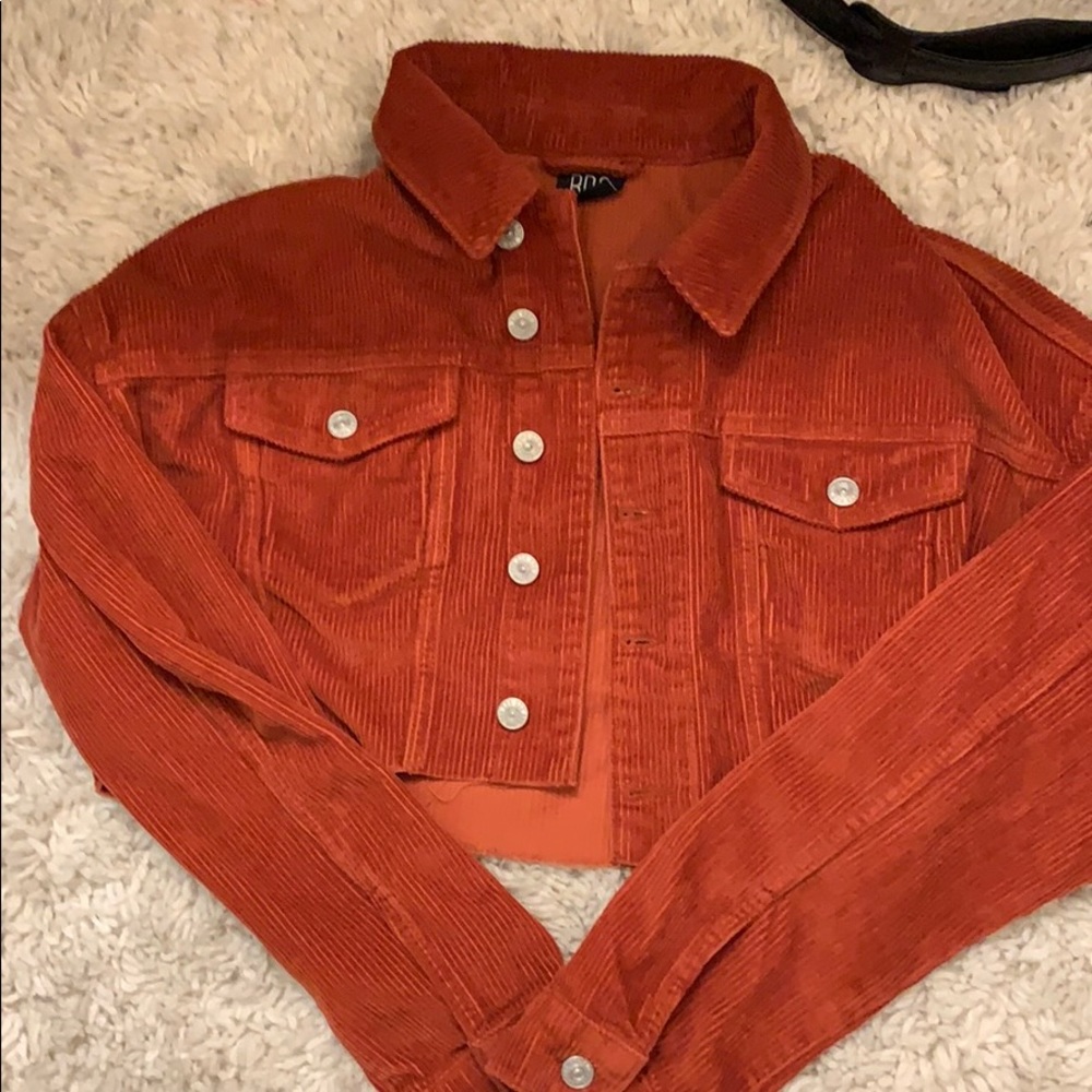 URBAN OUTFITTERS BURNT ORANGE JACKET